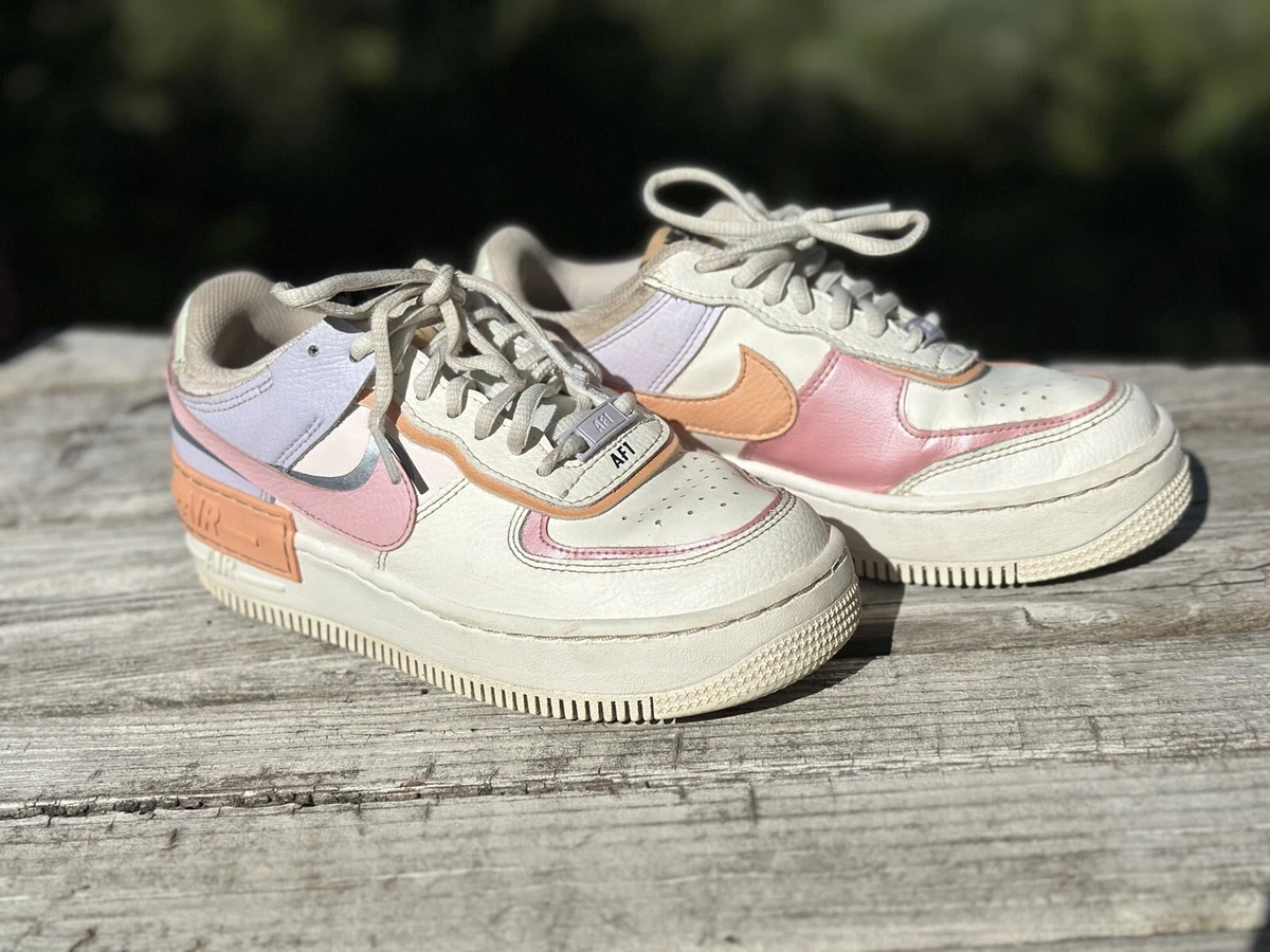 Nike air force 1 beige orange new arrivals