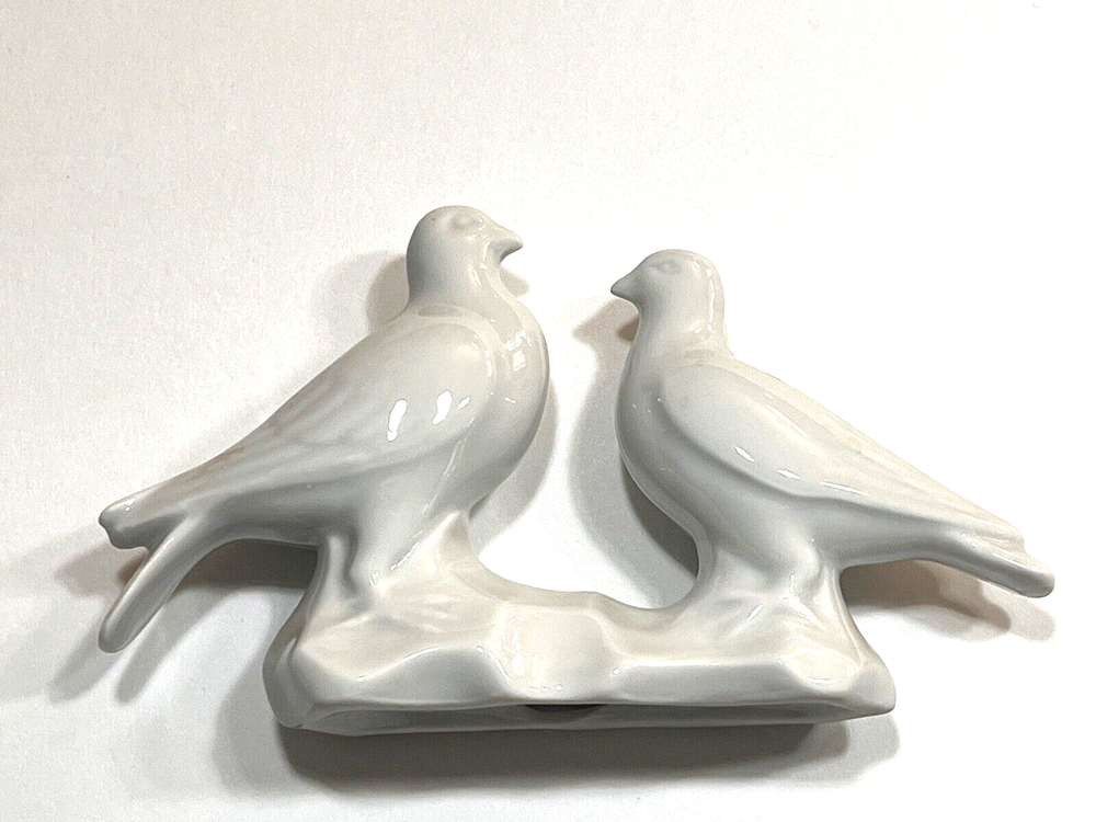 Haviland Limoges France White Dove Double Bird Figurine - 12 TOTAL AVAILABLE!🕊️