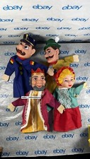 LOT OF 4 VINTAGE MR. ROGERS NEIGHBORHOOD RUBBER HEAD HAND PUPPETS