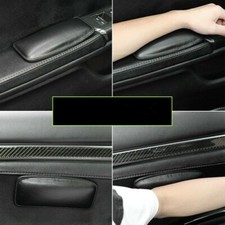 Universal Car Armrest Cushion Door Elbow Leg Bolster Protective Pad Leather