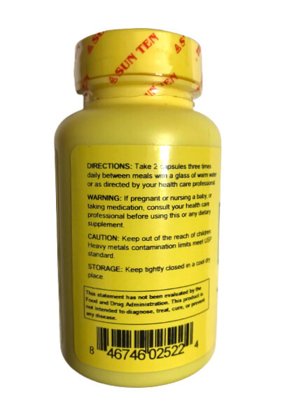 Sun Ten - Rehmannia Six Formula / Liu Wei Di Huang Wan / 100 Capsules