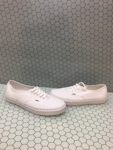 low top vans all white