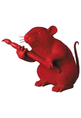 Banksy LOVE RAT フィギュア　MEDICOM TOY Love Rat Red Ver. Banksy Statue Medicom Toy | eBay