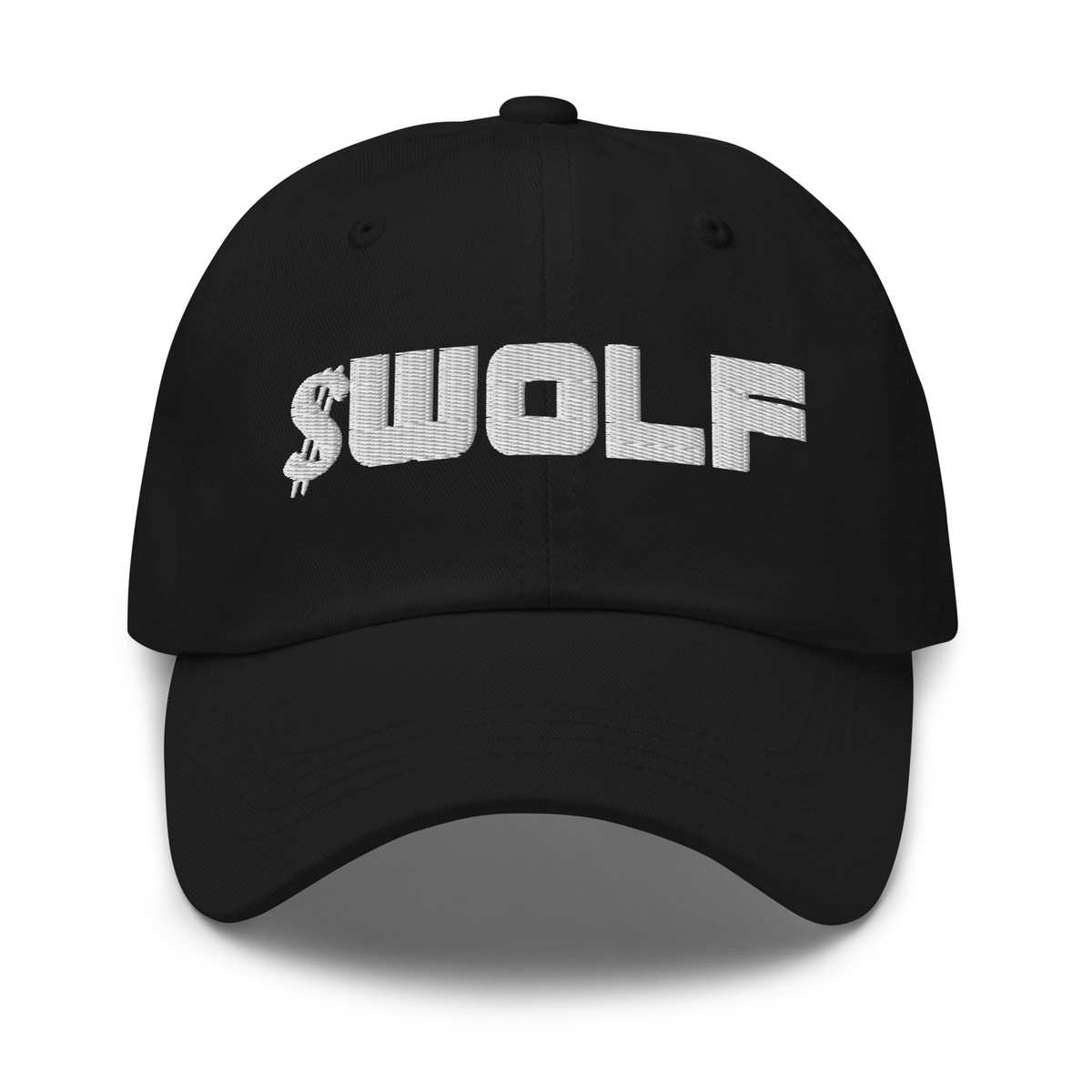 $WOLF Landwolf Solana Ticker Cryptocurrency Embroidered Baseball Cap Dad hat