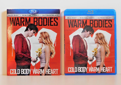 Warm Bodies (Blu-ray, Includes Slipcover, No Digital Copy, 2013, Very Good)