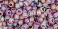 8/0, Toho Seeds, 166BF, Trans-Rainbow-Frosted MEDIUM AMETHYST, 10 g/TR-08-166BF