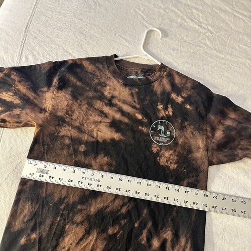 Reef Mens Blues/Insignia Blue Size Medium Long Sleeve Graphic T-Shirt Tie Dye - Picture 8 of 8
