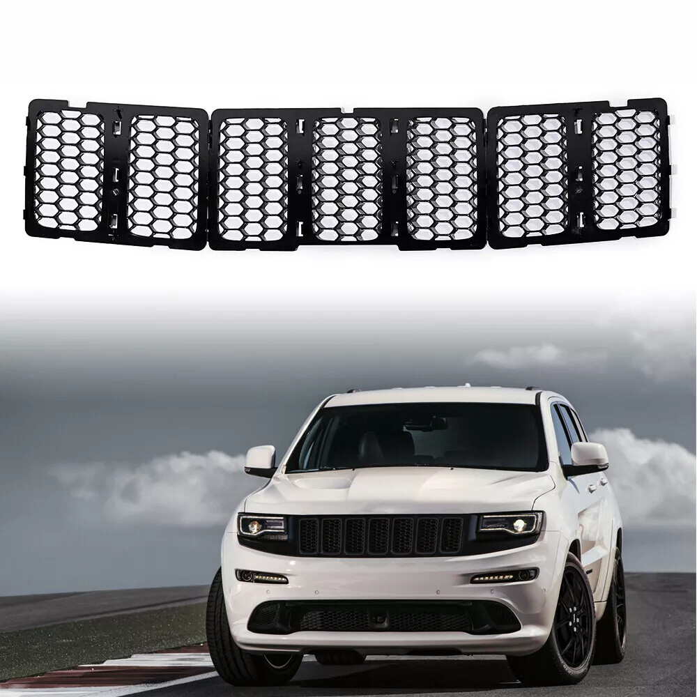 For Jeep Grand Cherokee 2014-2016 Front Grille Grill Inserts Mesh Honeycomb