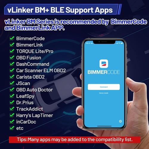BM+ V2.2 ELM327 OBD Scanner Bluetooth 3.0/ BT 4.0 OBD2 Car Diagnostic Tools - Picture 12 of 25