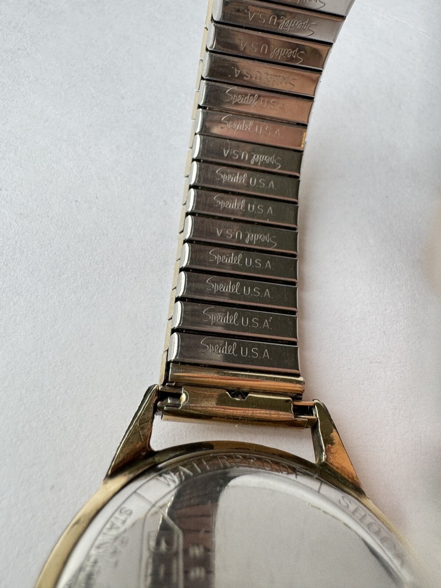 Vintage 1950s Benrus St. Christopher Protect Us Dial 268366 Mens