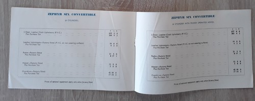 Ford Range Price List & Options Brochure 1955 - Popular Anglia Consul Zephyr - Picture 6 of 7