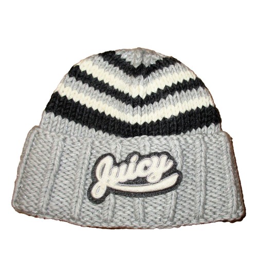 JUICY COUTURE★ Knitted hat JC259 Women One Size Felt Black JUICY COUTURE Cowboy HAT Juicy