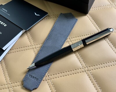 VERTU V Collection Mechanical Pencil Platinum Plated Collectible Made in Italy