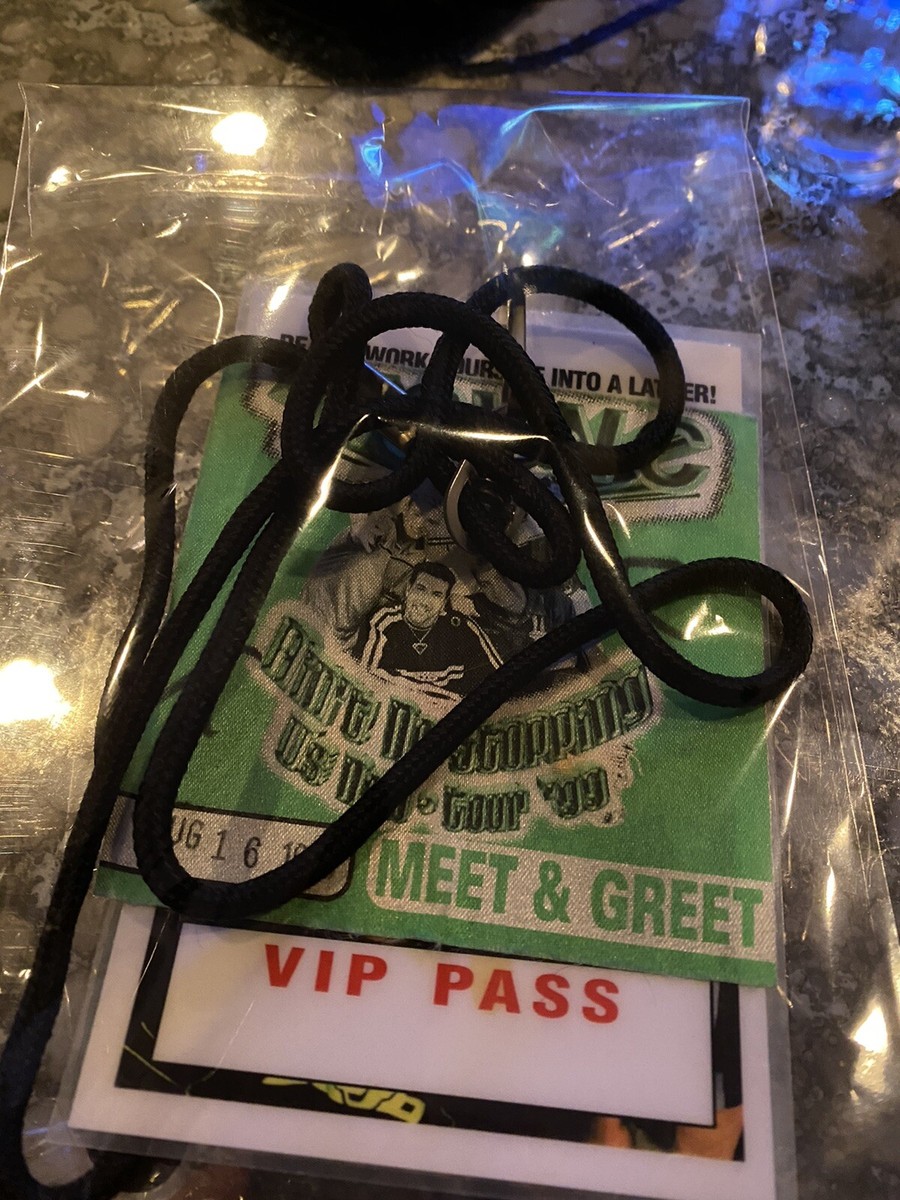 Signed NSYNC 1999 Ain't No Stoppin' Us Now concert tour VIP