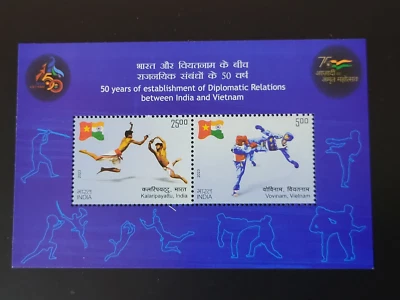 2023 India-Vietnam Ligado Ms En 50 Años De Creación De Diplomática Relaciones - Imagen 1 de 2