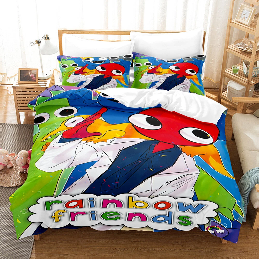 Rainbow Friends Collection Bedding Set