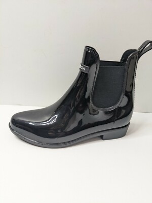 Nautica Ankle Rain Boots Cliff Port Women Size Rubber Patent