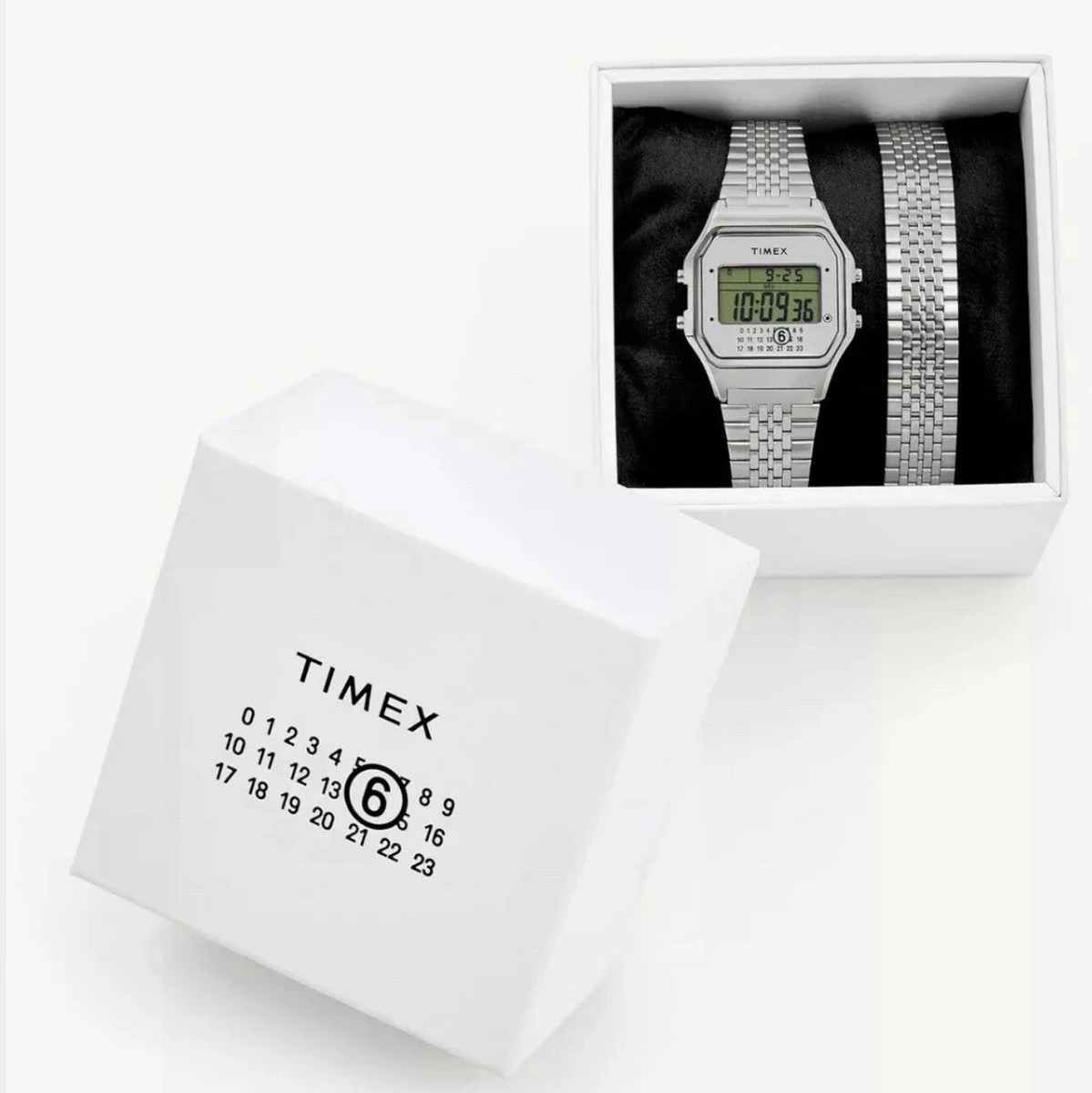 Timex MM6 Maison Margiela T80 36mm Stainless Steel Watch Timex MM6 Maison Margiela T80 36mm Stainless Steel Watch
