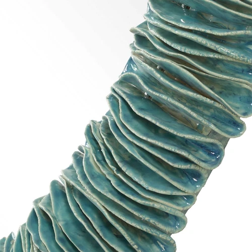 TWO MODERN BONAIRE 35" CERAMIC WALL VANITY MIRRORS UTTERMOST 08183 - Picture 5 of 6