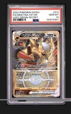 Pokemon TCG Giratina VSTAR Swsh11 Lost Origin Secret Rare FA Holo 212/196 PSA 10 on eBay