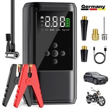 600A Auto Starthilfe Jump Starter Ladeger&auml;t Powerbank KFZ mit Luftkompressor DE