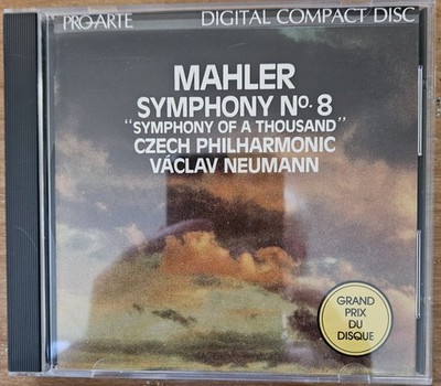 Mahler: Symphony No. 8 (Pro Arte 2CDD-204-2) Vaclav Neumann Czech Philharmonic
