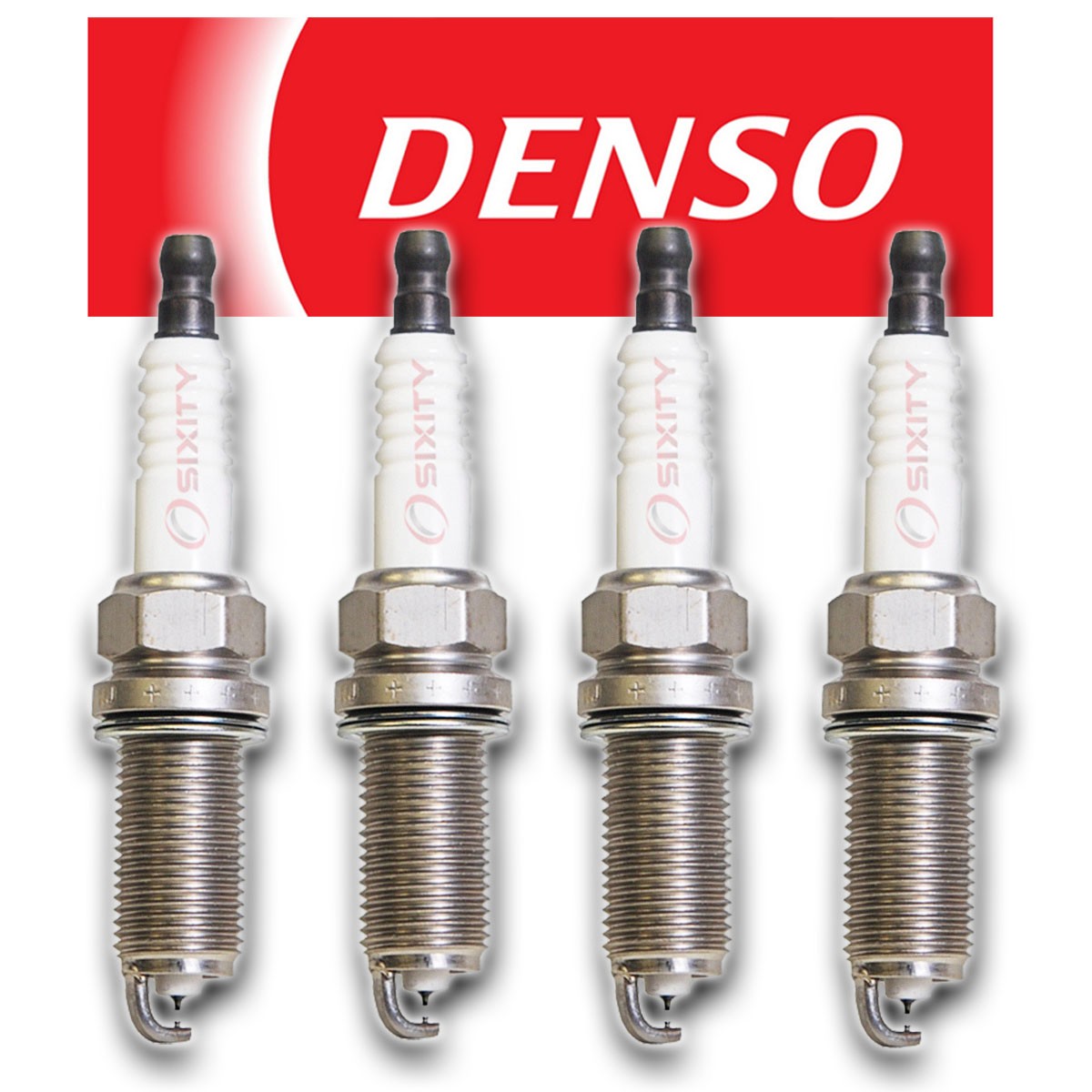 Set of 4 Spark Plug Iridium Long-Life DENSO 3458 fits Hyundai Tucson 09-14