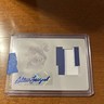 STEVE LARGENT 2021 PANINI IMPECCABLE  PRINTING PLATE AUTO JSY #1/1 SEAHAWKS 