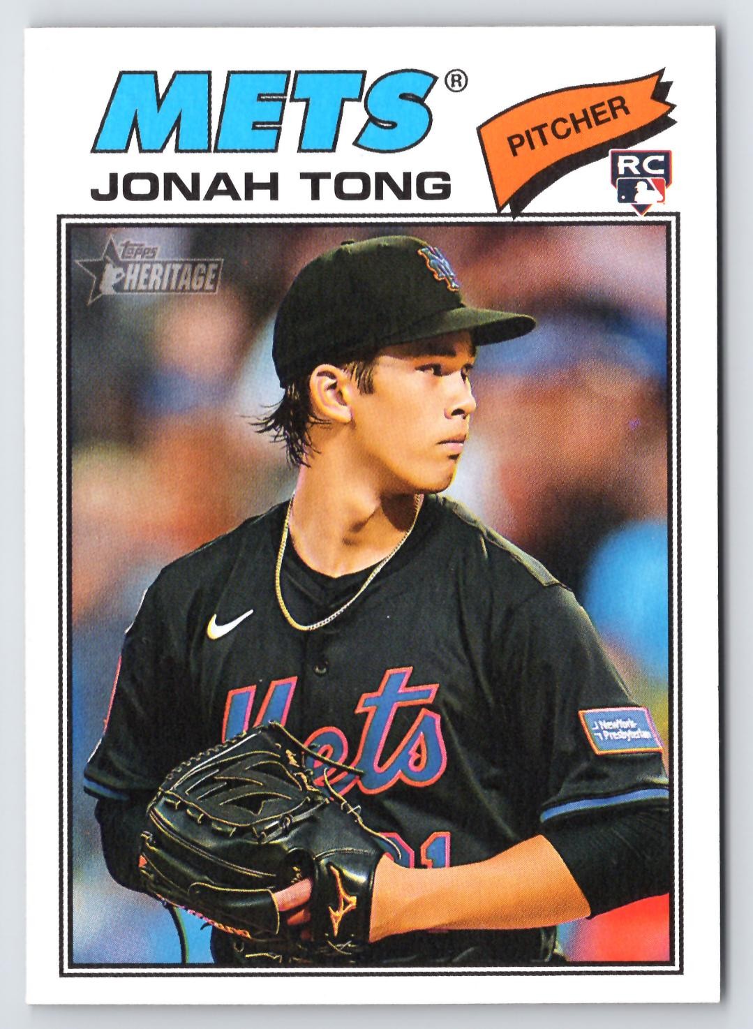 Jonah Tong Rookie 2026 Topps Heritage #137 New York Mets
