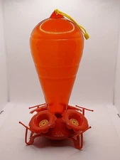 Hummingbird Feeder, Red, Multi-Perch (Plastic / Shatter-Proof)