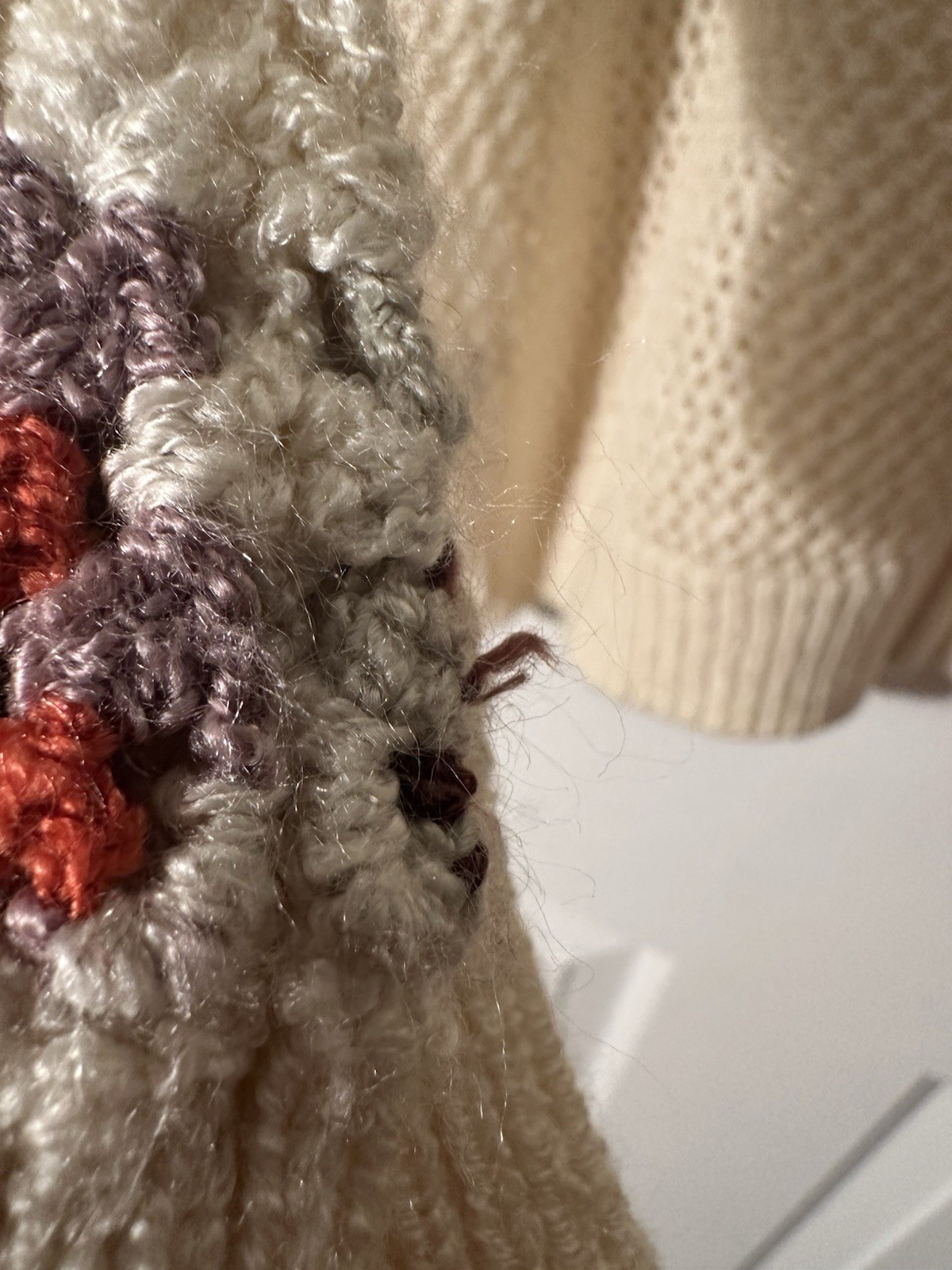 POL Sm Grandmacore Patchwork Thick Raglan Sleeve … - image 15