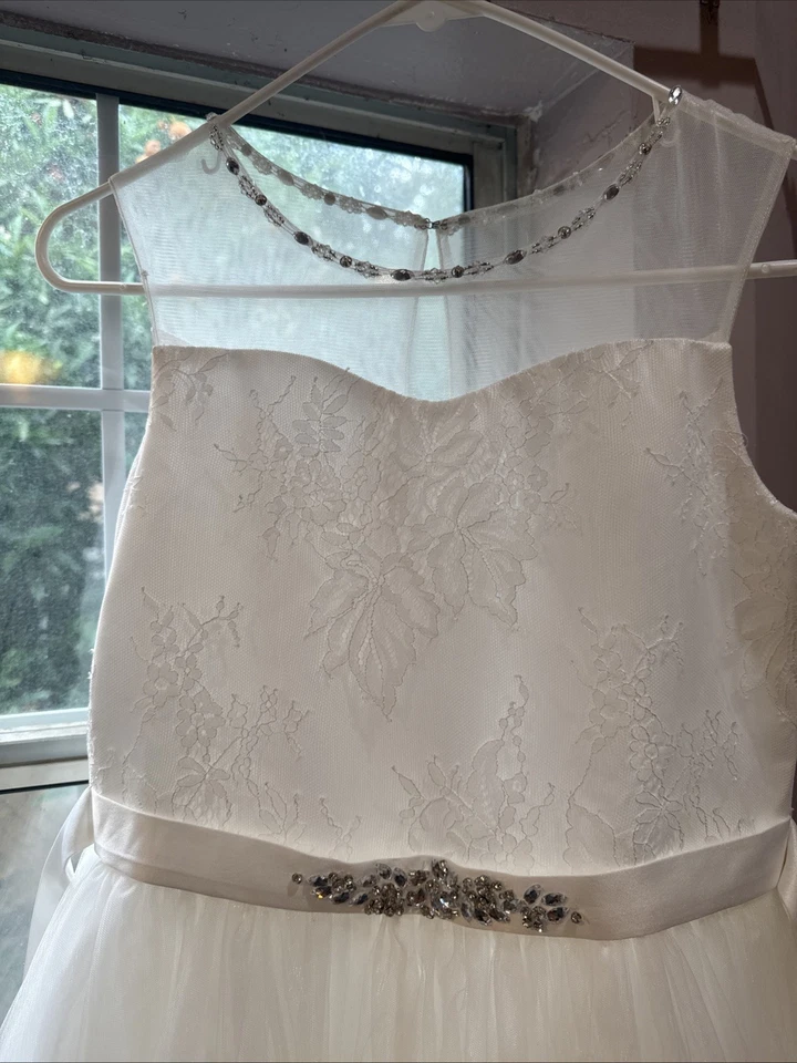 Flower Girl Dress Kids Princess Dresses Party Wedding Bridesmaid Birthday Formal - Изображение 2 из 4