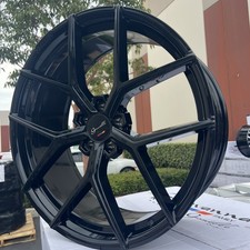 22 Staggered Gianelle Astra-5 Gloss Black Rim 5x112 Mercedes S580 Maybach Amg