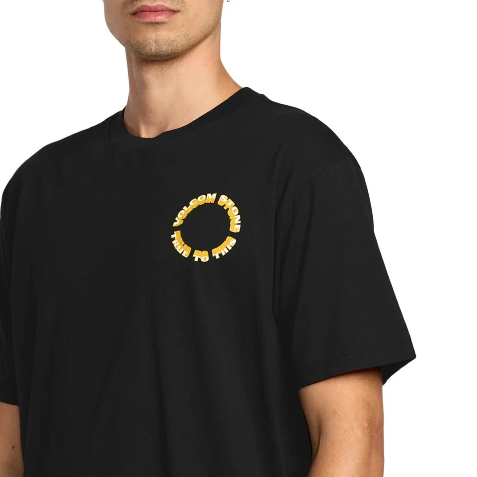 T-Shirt Volcom Daylighter Manica Corta - Nera - Immagine 4 di 4