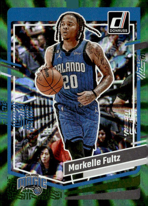 2023-24 Donruss #127 Markelle Fultz Green Laser Holo
