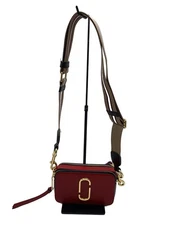 THE MARC JACOBS Shoulder Bag Leather RED