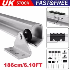 6ft Sliding Door Track Barn Door Hardware Set Kit Modern Style Single Door 186cm