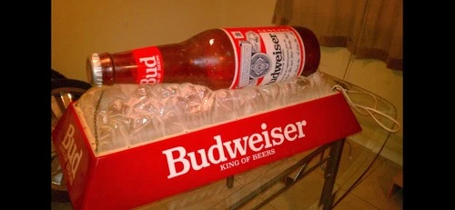 90s Budweiser Beer Bottle Pool Table Light Vintage! P/U in Florida