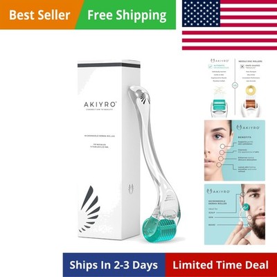 Derma Roller 0.30mm - Microneedle Roller with Storage Case - Micro Needling D...