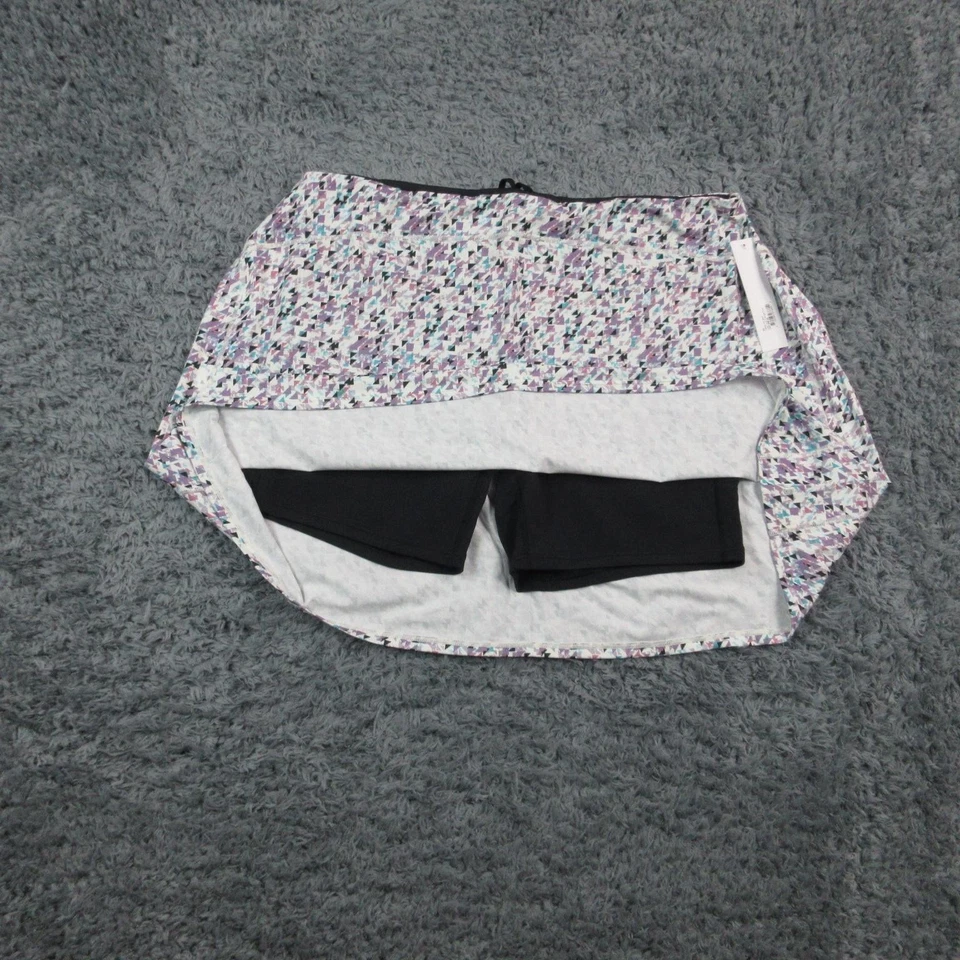 Saia esportiva feminina 3X lilás triângulo amoroso menina feliz shorts 39x18,5* nova com etiquetas - Imagem 3 de 4