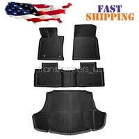 TPE Floor Mats+Cargo Trunk Liner Fits 2025 Toyota Camry Gas Hybrid All-Weather (For: Toyota Camry)