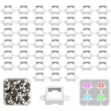 90 Set White Mounting Clips for Govee Permanent Outdoor Lights,Govee Outdoor LED