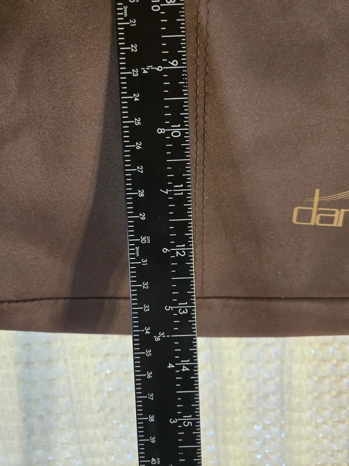 Dansko Bolso de Mano Laptop Bolso para Libros Bolso de Mano 15"x 15" x 3" Nylon Marrón Multibolsillo Foto 4 de 4