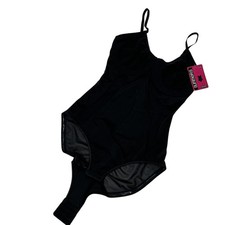 Slimmers Shapewear Body Briefer Womens 40D Black Medium Control Corselette