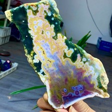 584G Natural ocean jasper crystal  slab spiritual energy repairmineral Specim