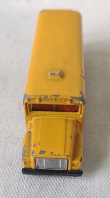 Vintage 1976 Tomica F5 School Bus Diecast Tomy Made In Japan 1:108