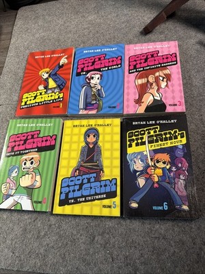 Scott Pilgrim vs the World Complete Manga Series Volumes 1-6