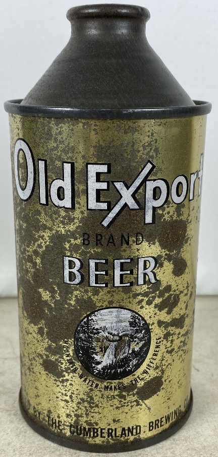 Vintage 1950's Cone Top Can Old Export Beer Cumberland, MD | eBay