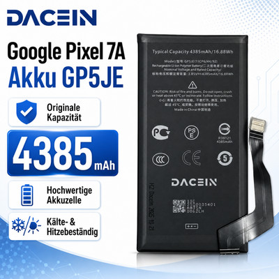 Google Pixel 7A Akku GP5JE  Ersatzakku OEM Qualität Battery 4385mAh Blitzversand