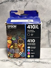 Epson Genuine 410XL Black 410 Photo Cyan Magenta Yellow Cartridge 12/2026 Sealed